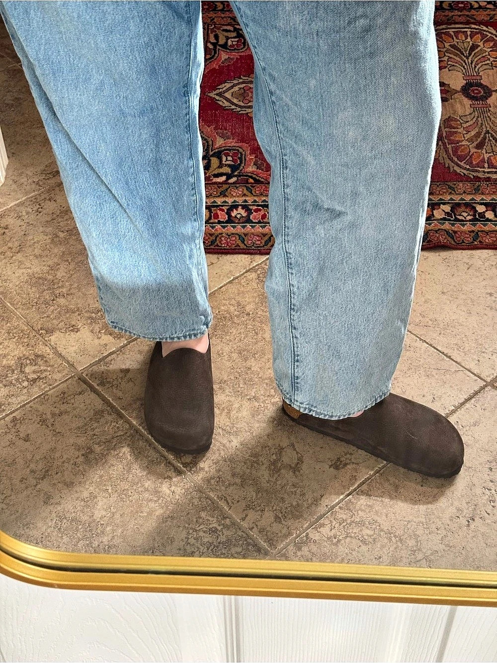 Birkenstock leather mules women 10